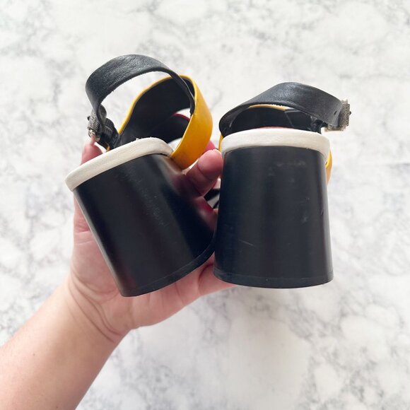 Rag & Bone Reese Block Heel Sandals in Color Multi - Picture 8 of 12